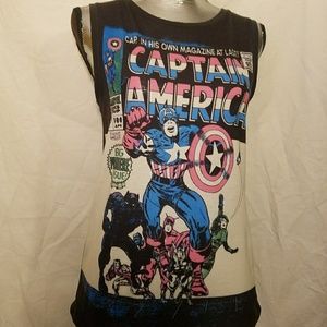 💥SALE 3 for $20💥 Captain America Sleevless Top
